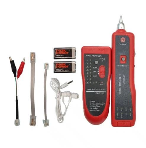 تستر کابل و زوج یاب شبکه و تلفن مدل WIRE TRACKER TM-9 — تصویر ۵