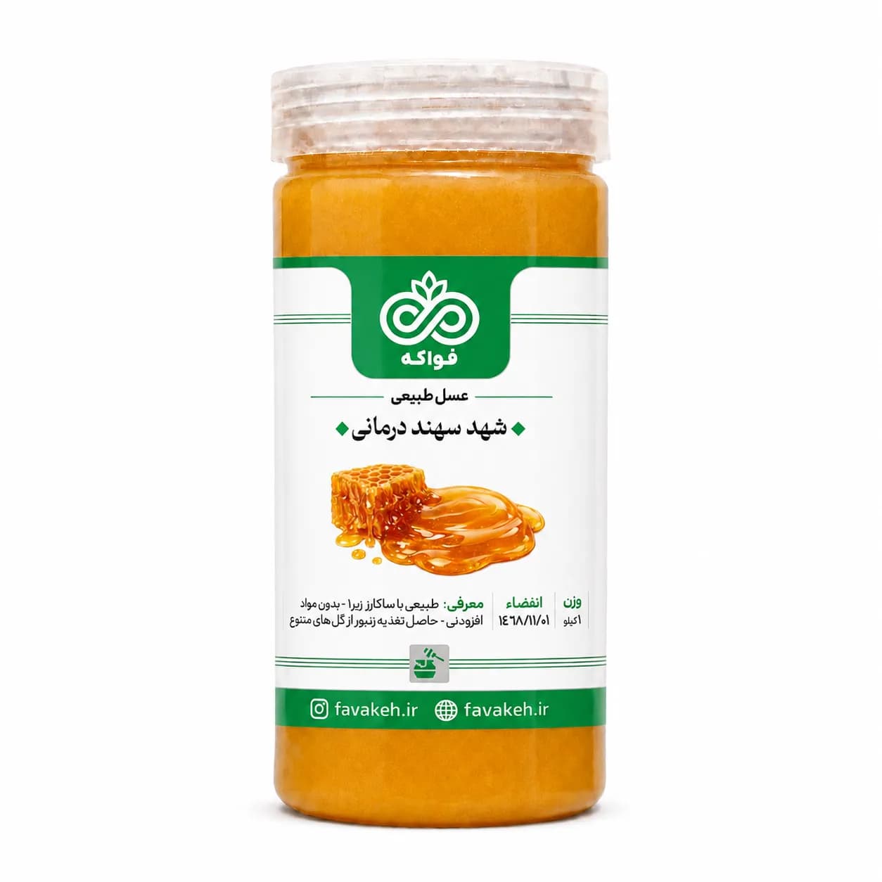عسل شهد طبیعی فواکه | مخصوص دیابت