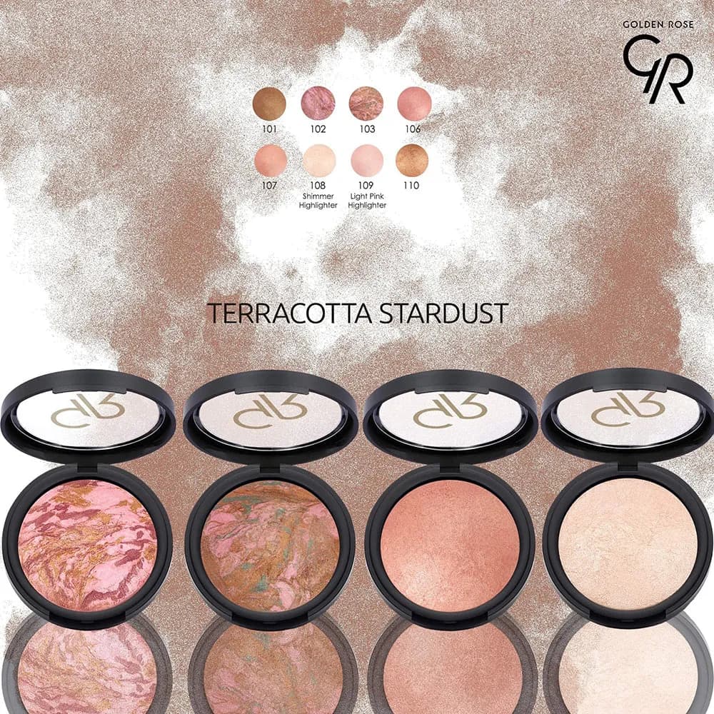 رژ گونه گلدن رز مدل Baked Stardust — تصویر ۵
