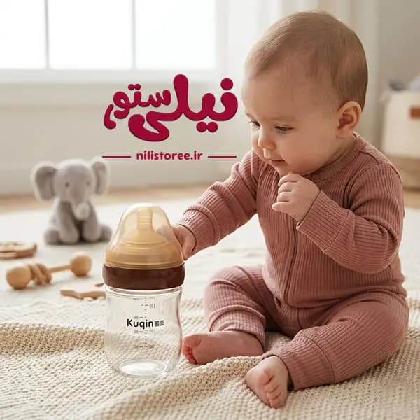 شیشه شیر پریکس نوزاد 160 میل برند کوگین Kuqin