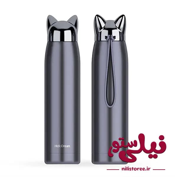 فلاسک نوزاد هلودریم 320 میل طرح گربه کد 6024 — تصویر ۳