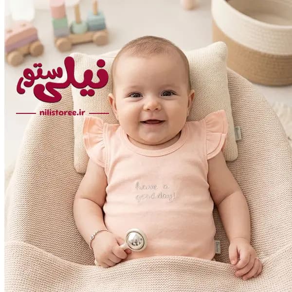 رکابی نوزاد دخترانه طرح فانتزی لیتل کیتی little kitty برند دانالو danaloo