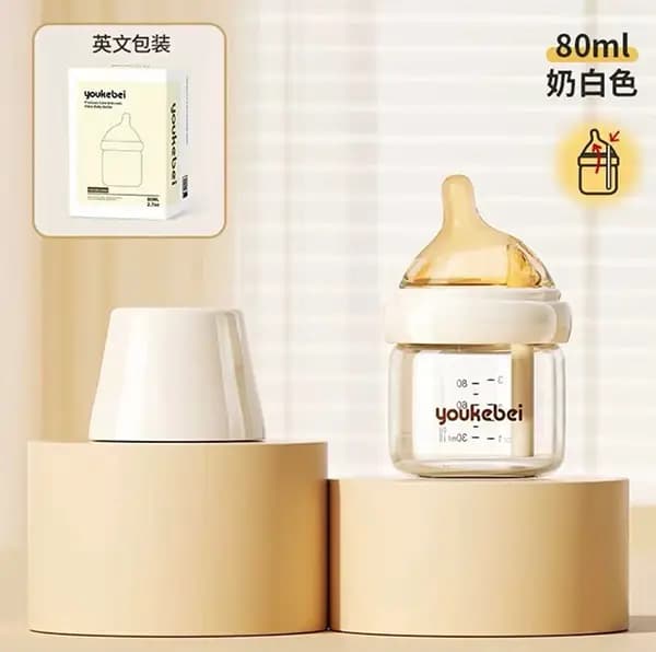 شیشه شیر نوزاد پریکس حجم 80 میل برند Youkebei