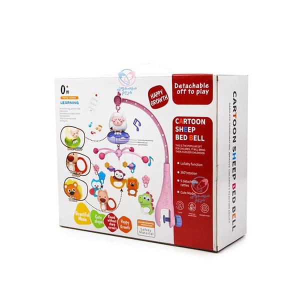 آویز تخت موزیکال نوزاد طرح گوسفند برند Midule کد 368 — تصویر ۵