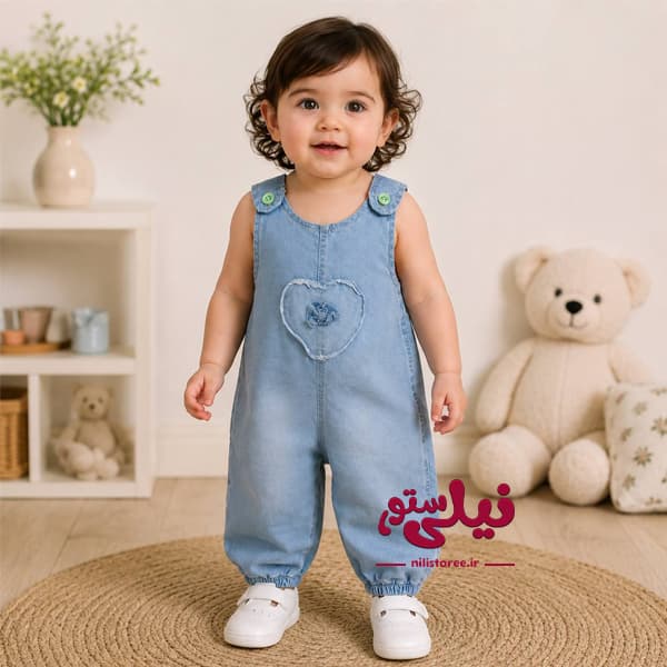 بیلرسوت نوزاد طرح قلب برند نینی ناکس NiniNax کد 1393