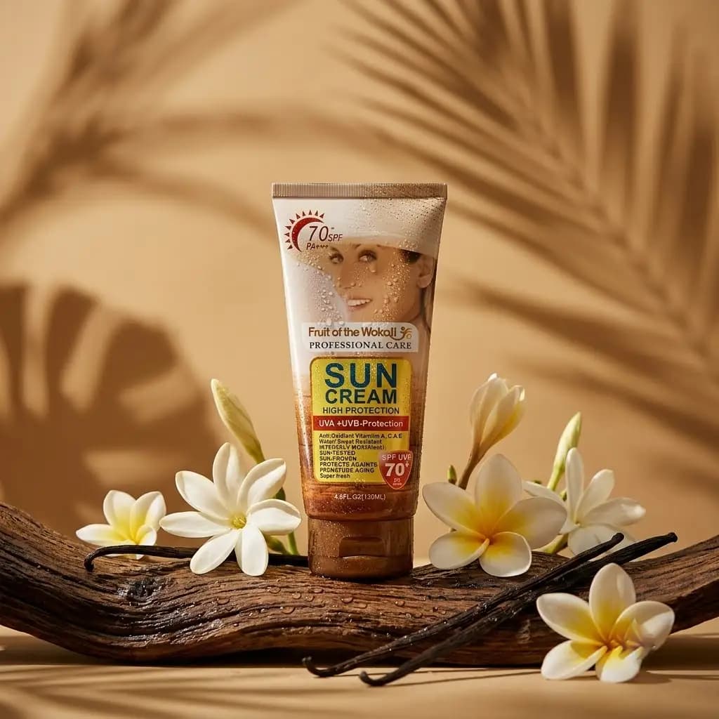 ضد آفتاب ضدلک وکالی Wokali با SPF70 حجم ۱۳۰ میل