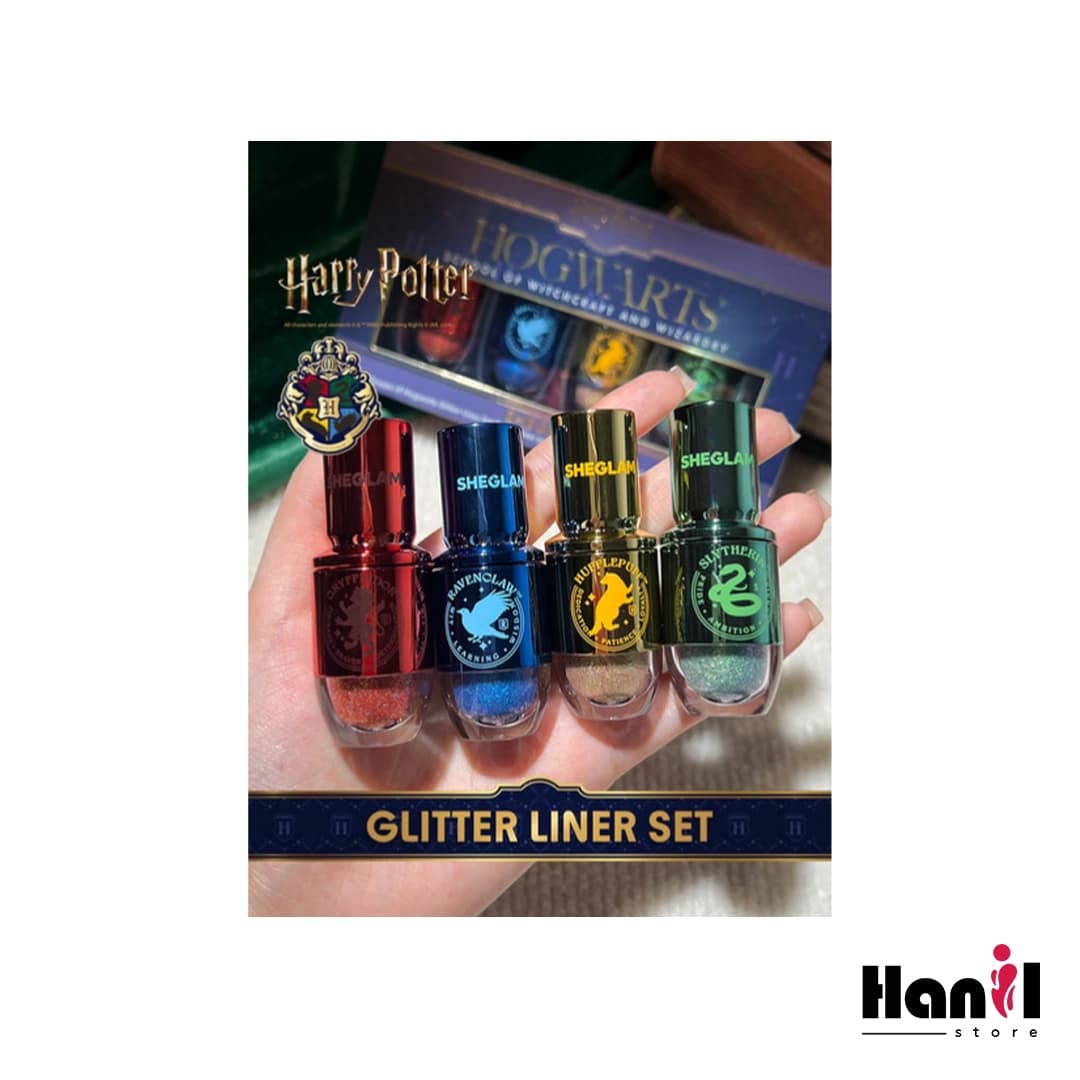 ست خط چشم اکلیلی شیگلم مدل هری پاتر (Houses Of Glitter) — تصویر ۳