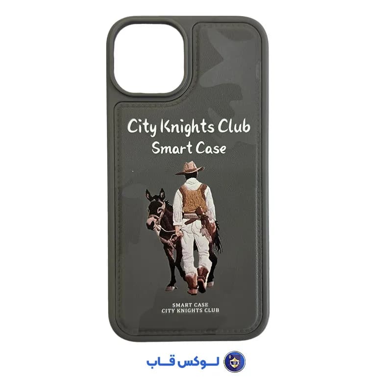 قاب Polo City knights club طرح سوارکار کلاسیک برای آیفون 13/14