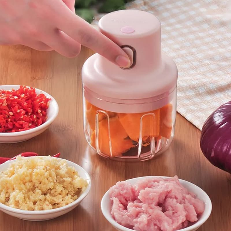 خردکن شارژی مدل Intelligent Electric Garlic Machine — تصویر ۴