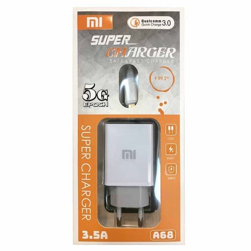 شارژر و کابل فست شیائومی مدل MI A68