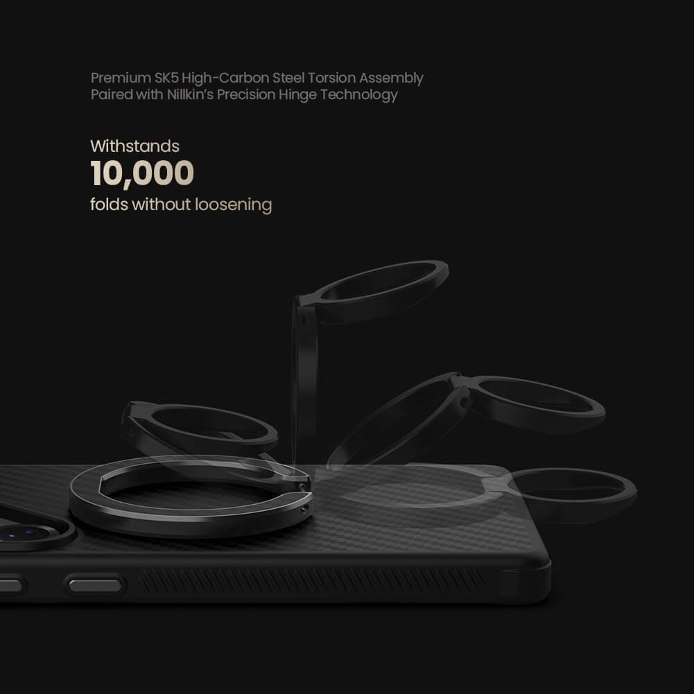 پایه نگهدارنده موبایل مگ سیف نیلکین مدل FiberSnap Magnetic Ring Stand — تصویر ۶