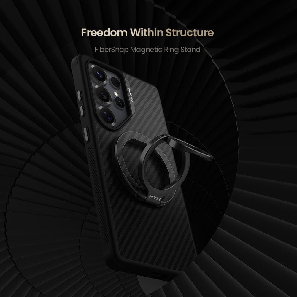 پایه نگهدارنده موبایل مگ سیف نیلکین مدل FiberSnap Magnetic Ring Stand — تصویر ۲