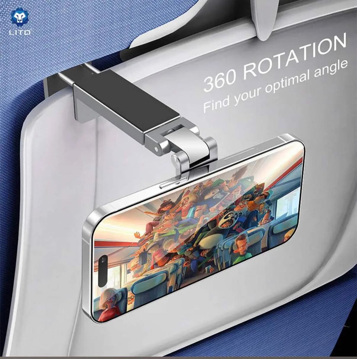 هولدر استند مگ سیف برند لیتو LITO LH01 Magnetic Travel Cell Phone Holder — تصویر ۴