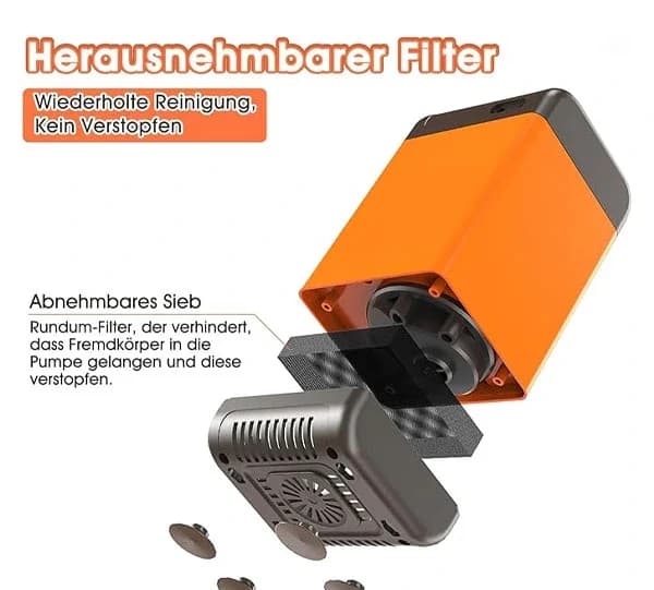 دوش شارژی مسافرتی مدل Electric Outdoor Shower | مناسب کمپینگ، مسافرت، شستشوی بیمار و سالمندان — تصویر ۴