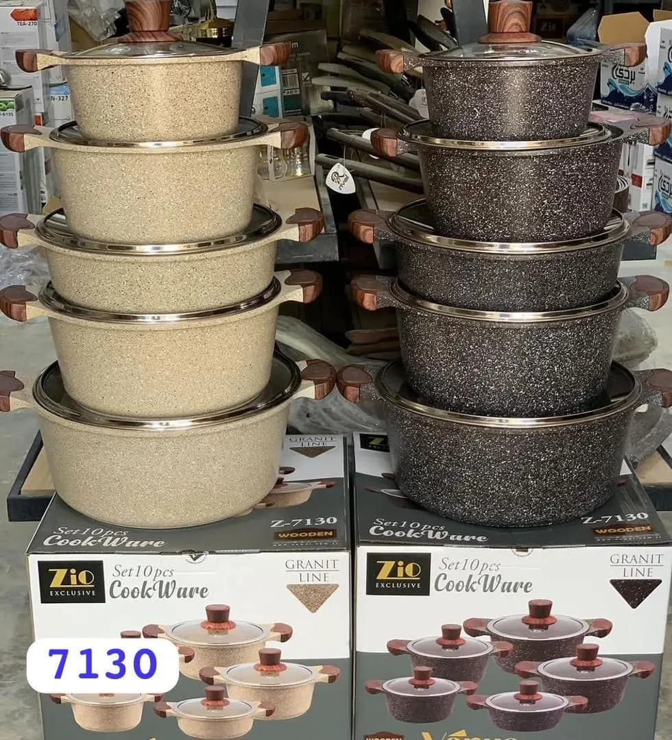 سرویس قابلمه 10 پارچه برند زیو سری ونوس مدل Z-7130 ‏