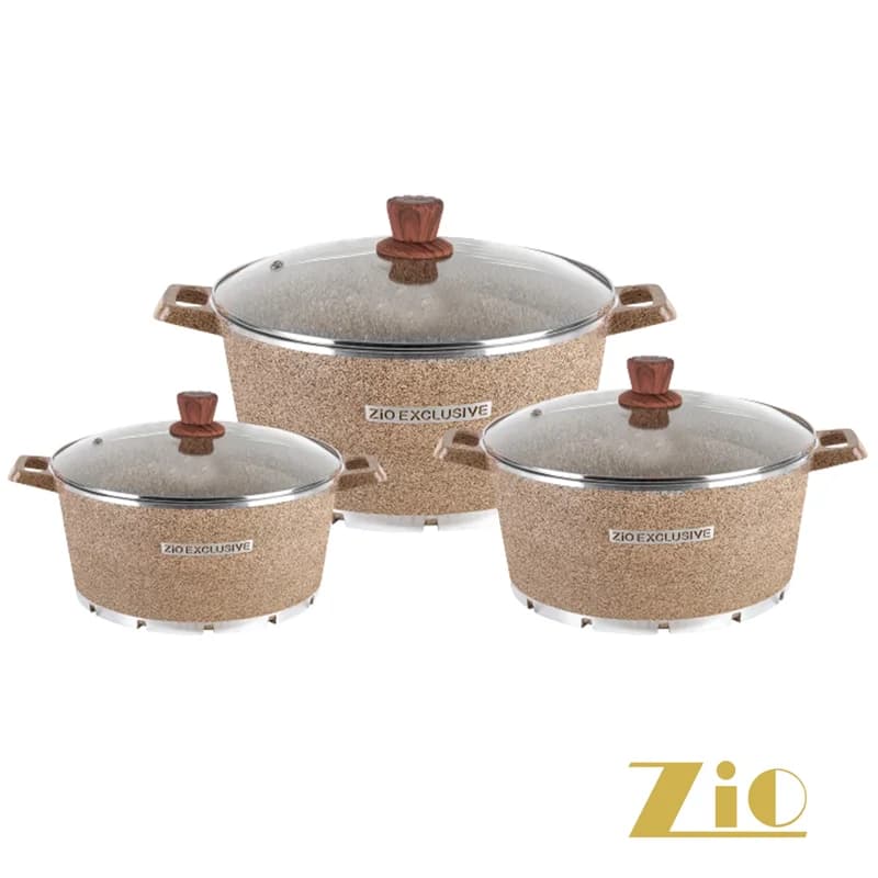 سرویس قابلمه زیوZio مدل Z-8400-44 در 3رنگ ‏ — تصویر ۲