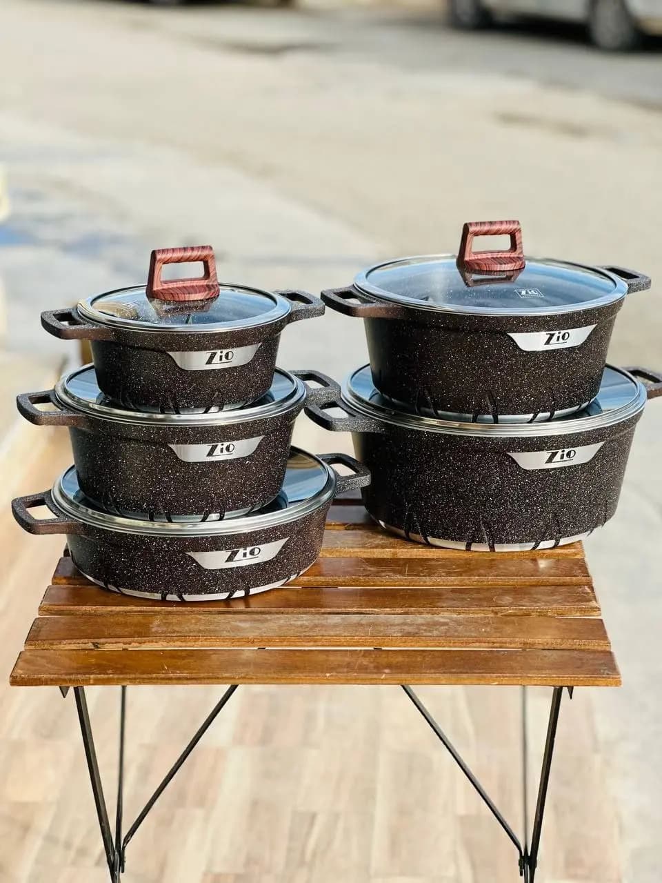 سرویس قابلمه گرانیتی زیو ترکیه مدل ZCS-7140 ‏ — تصویر ۲