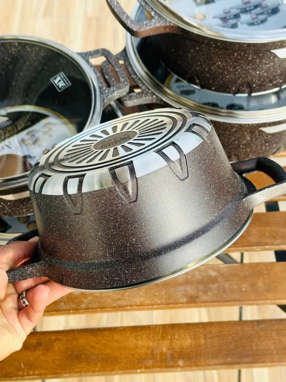 سرویس قابلمه گرانیتی زیو ترکیه مدل ZCS-7140 ‏ — تصویر ۶