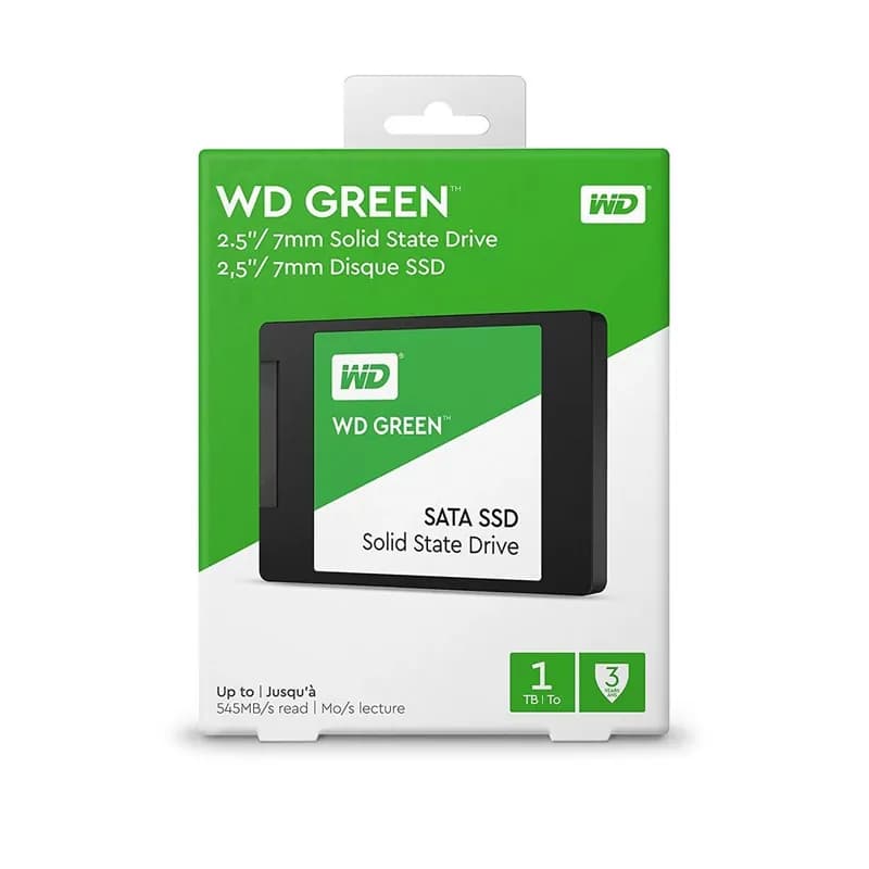 حافظه اس اس دی اینترنال وسترن دیجیتال مدل GREEN ظرفیت 1 ترابایت — تصویر ۵