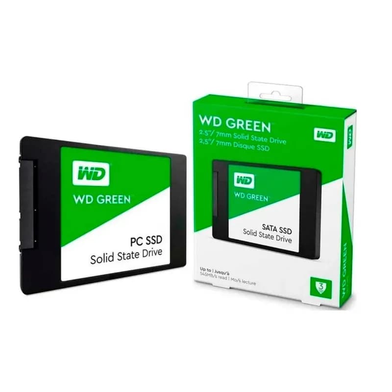 حافظه اس اس دی اینترنال وسترن دیجیتال مدل GREEN ظرفیت 480 گیگابایت — تصویر ۲