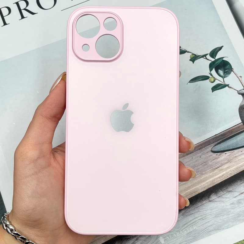 قاب گوشی iPhone 15 آیفون اورجینال PVD ضدخش Magic Mask محافظ لنز دار صورتی کد 487948