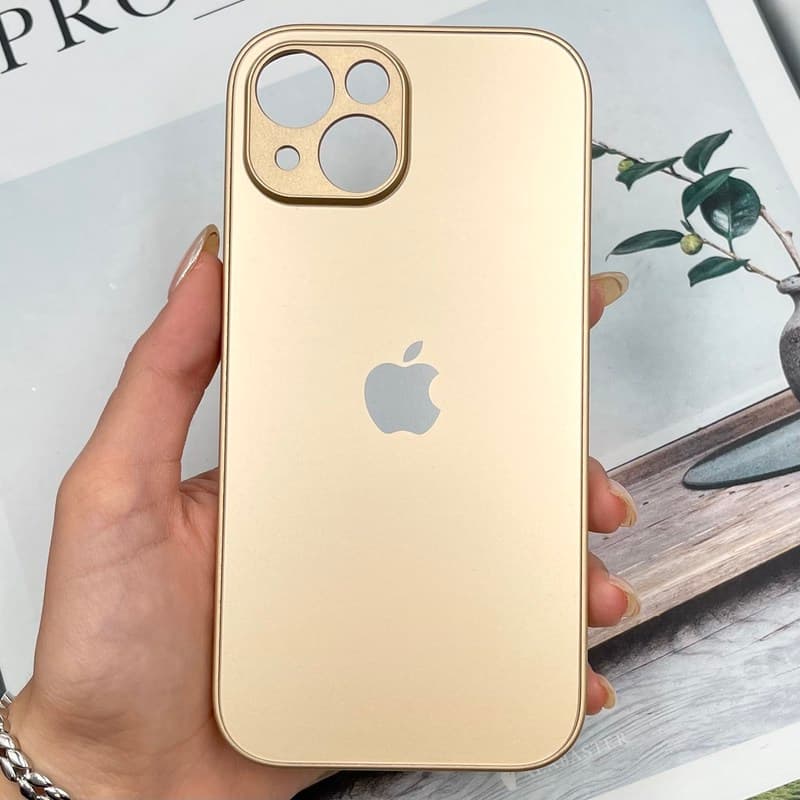 قاب گوشی iPhone 15 آیفون اورجینال PVD ضدخش Magic Mask محافظ لنز دار طلایی کد 424639