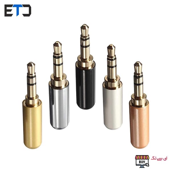 فیش AUX فلزی 3.5mm دو خط سنهایزر — تصویر ۲