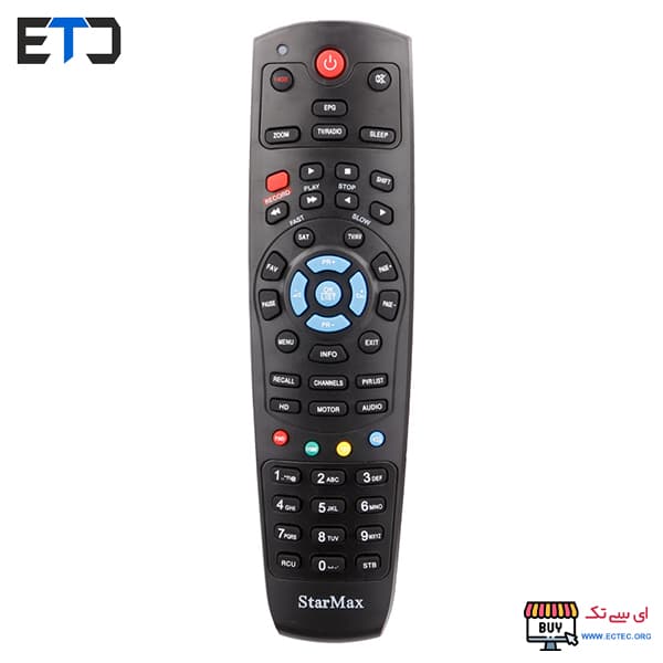 ریموت کنترل رسیور استارمکس StarMax دکمه آبی