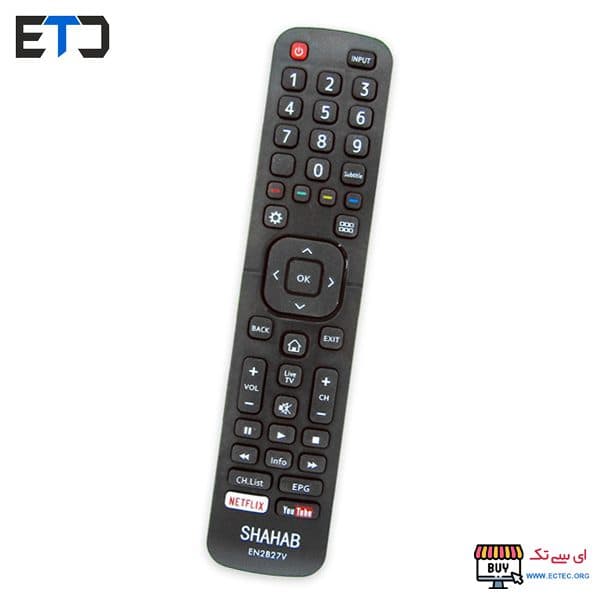 ریموت کنترل تلویزیون اسمارت شهاب EN2B27V SHAHAB LED — تصویر ۲