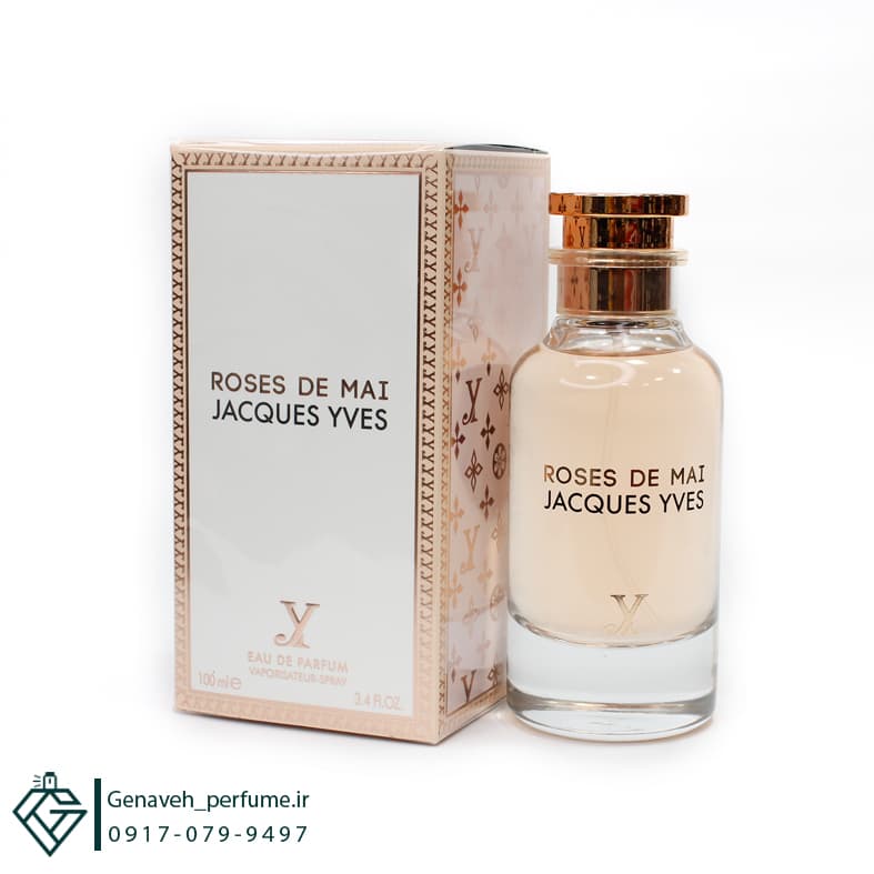 عطر ادکلن فراگرنس ورد مدل رز د مای ژاک ایو Fragrance World Roses De Mai Jacques Yves حجم 100 میل