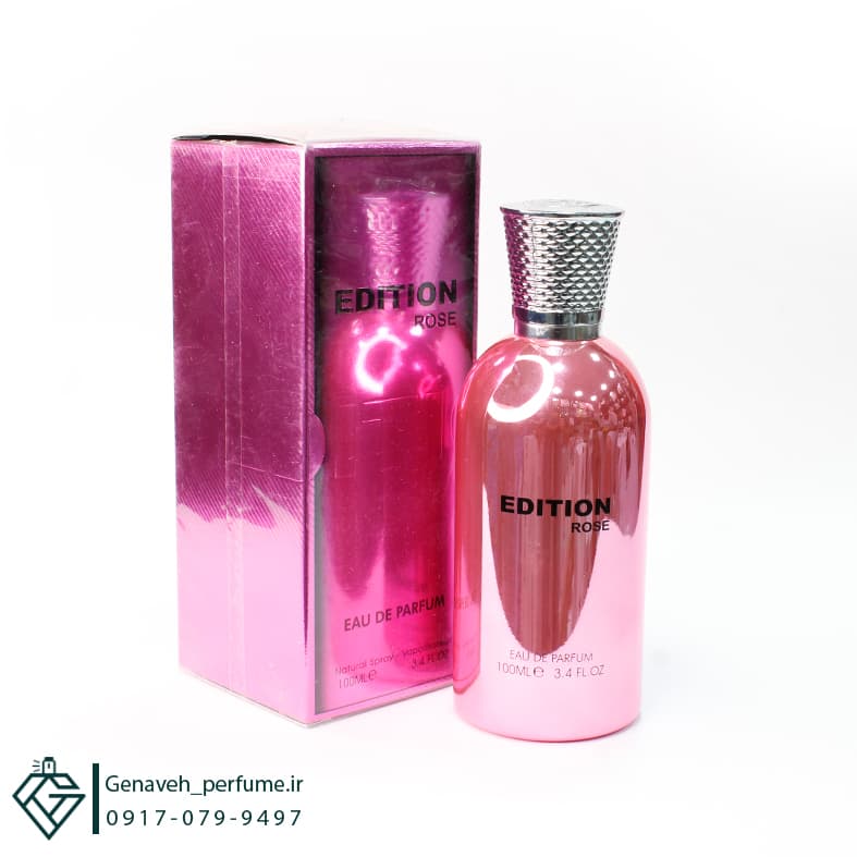 عطر ادکلن زنانه فراگرنس ورد مدل ادیشن رز Edition Rose حجم 100 میل