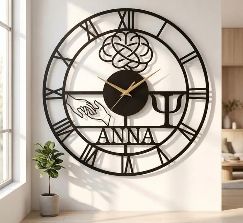 ساعت دیواری روان شناسی کد clock-001