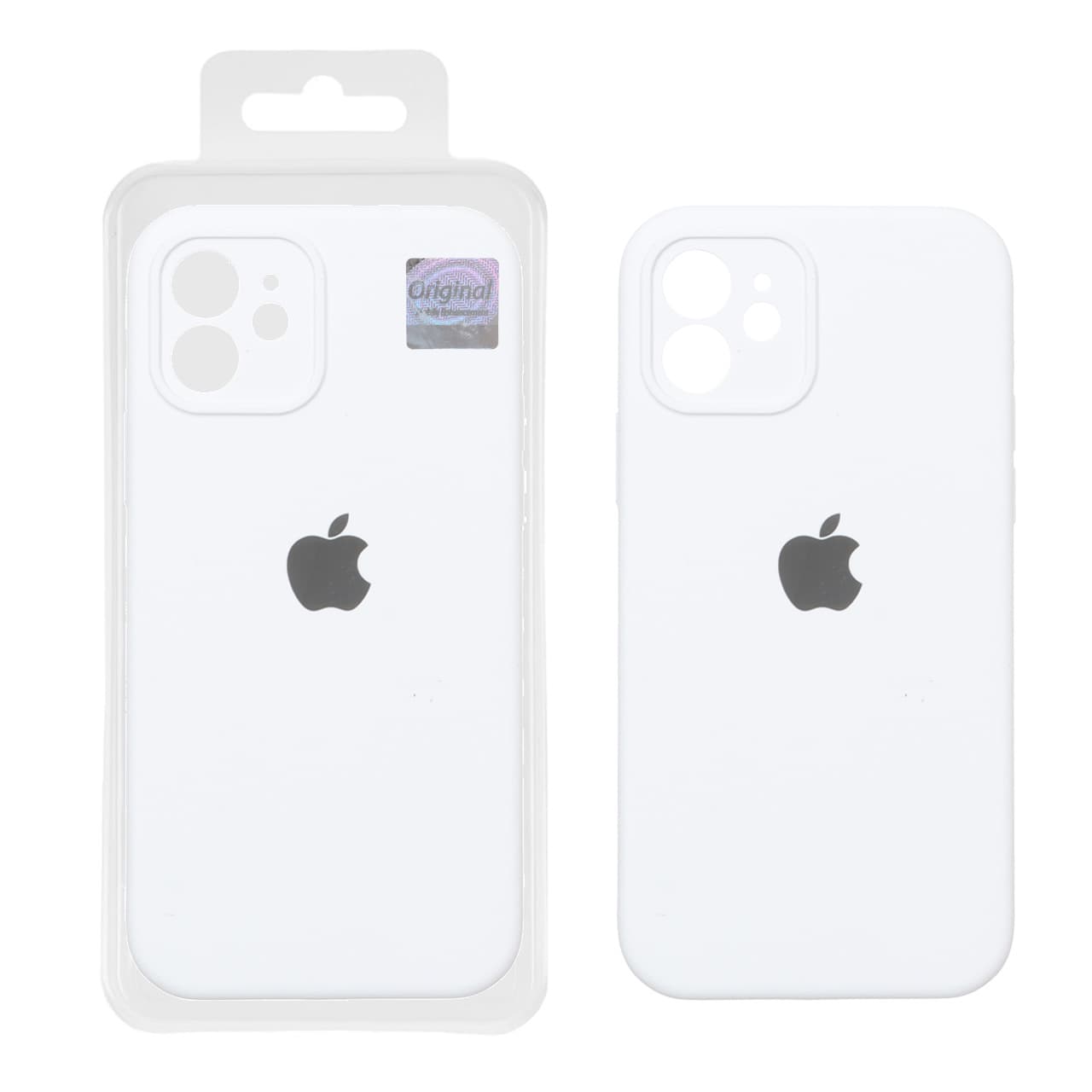 قاب سیلیکونی پاک کنی اورجینال Master Quality مدل Apple iPhone 12 – سفید (پک دار)