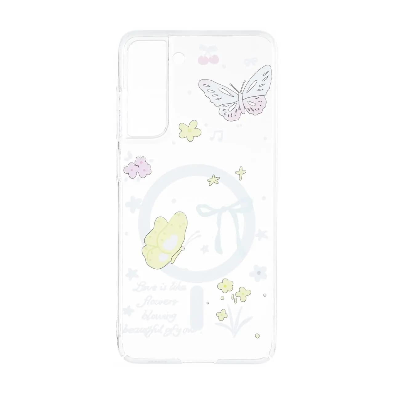 قاب Cute کریستالی طرح مگ سیف Samsung Galaxy S21 FE – کد 512