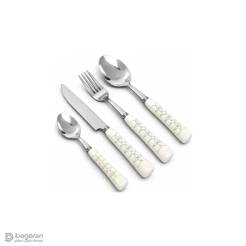 سرویس قاشق و چنگال ریما طرح حلقه ای طلایی مدل 13415 — تصویر ۷