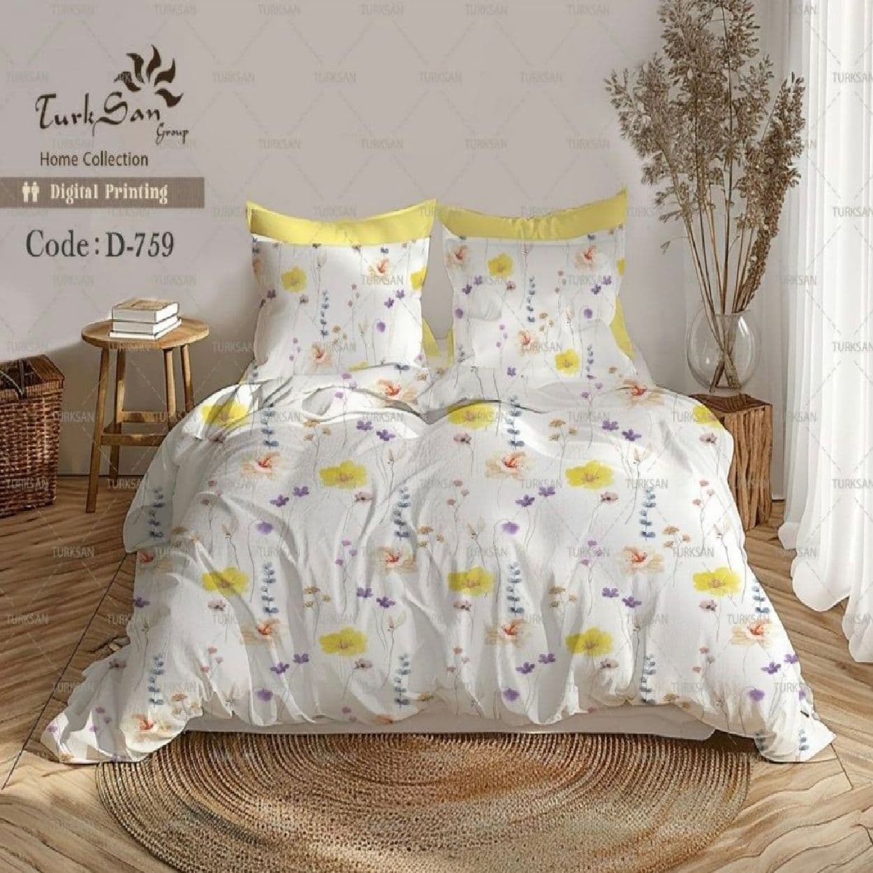 سرویس روتختی ترکسان دونفره کد D-759