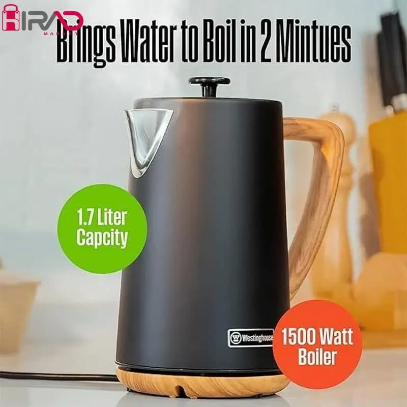 کتری برقی وستینگهاوس مدل WKWKW149 گنجایش 1.7 لیتر — تصویر ۳