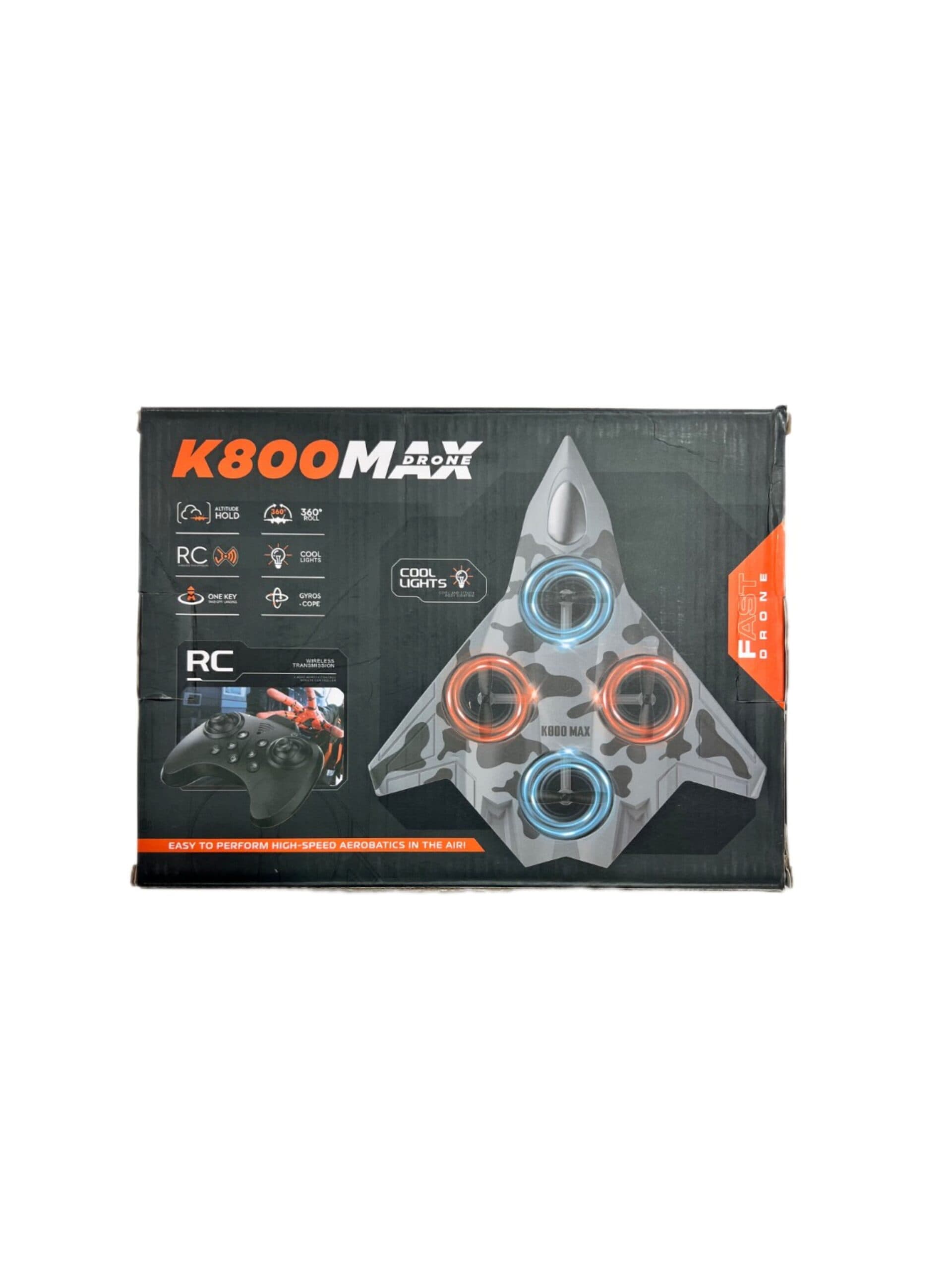 هواپیما جنگنده کنترلی K800 MAX با قابلیت چرخش ۳۶۰ درجه — تصویر ۳