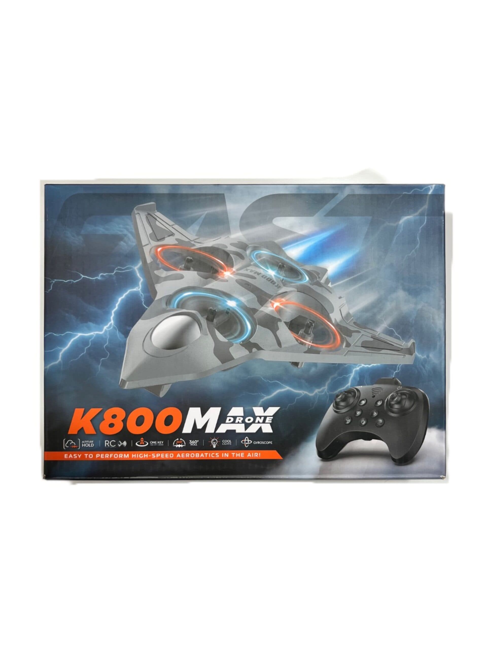 هواپیما جنگنده کنترلی K800 MAX با قابلیت چرخش ۳۶۰ درجه — تصویر ۲