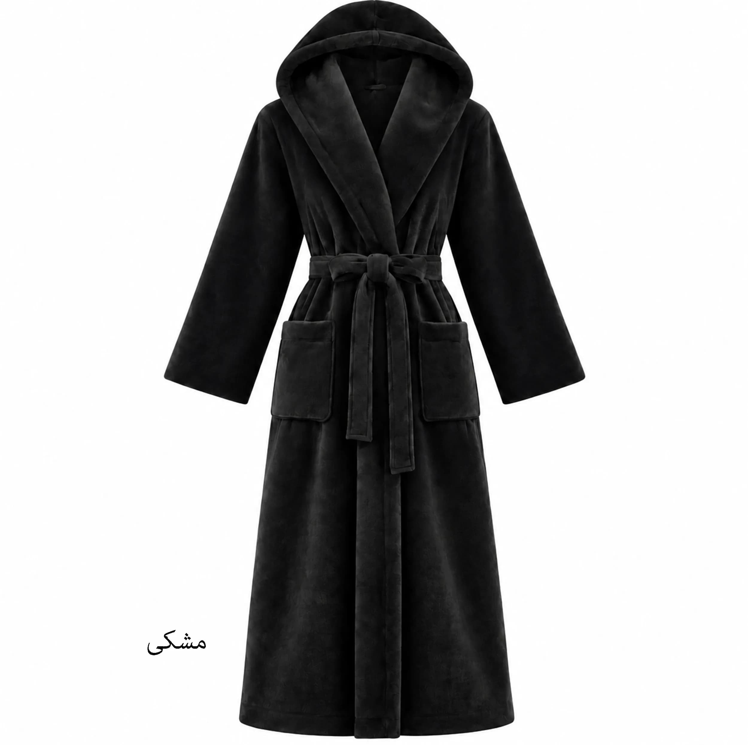 حوله پالتویی هنرمند مدل Classic Plain سایز ۱۴۵ مناسب قد ۱۸۰ الی ۲۱۰ سانتی متر — تصویر ۷