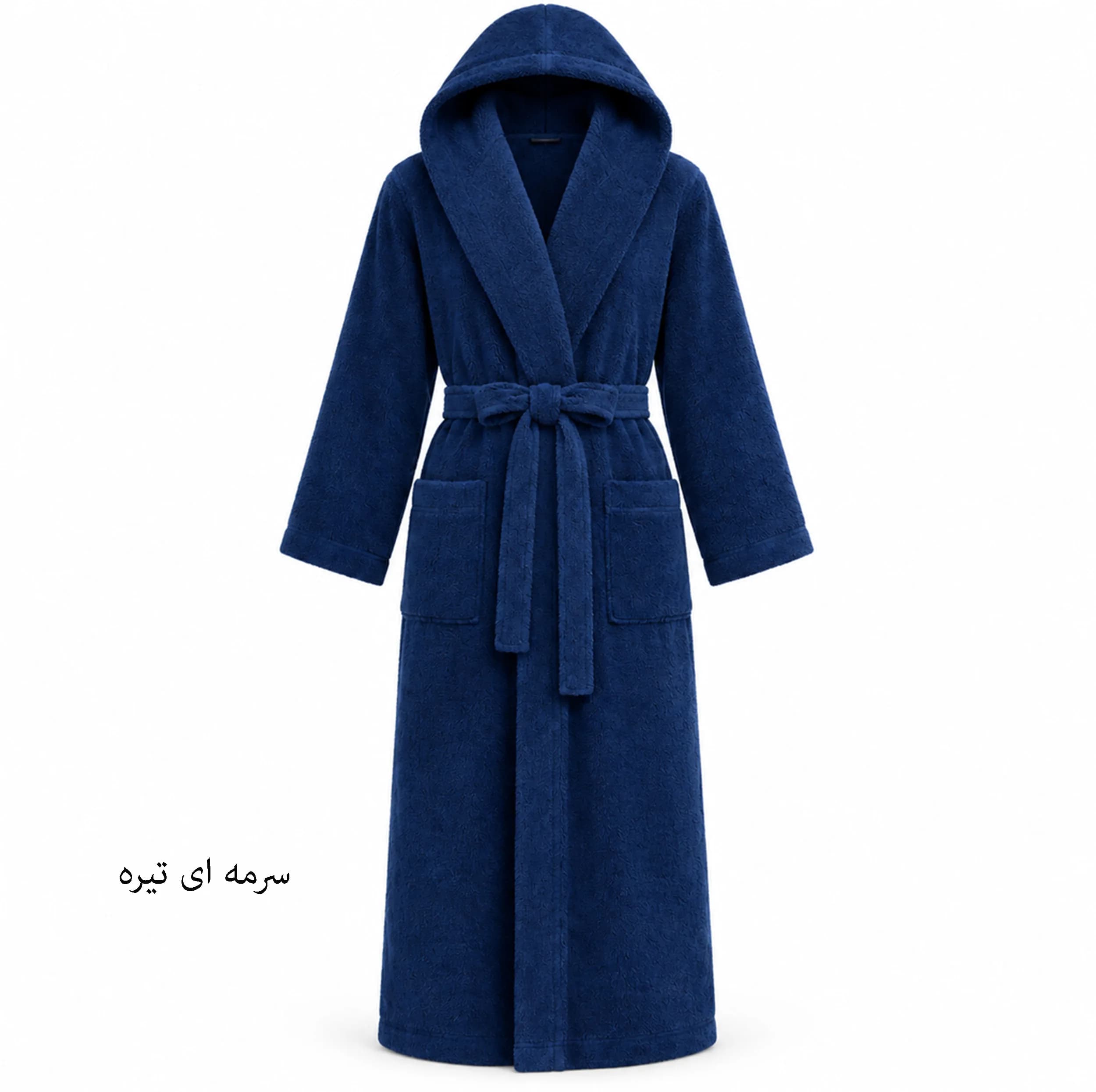 حوله پالتویی هنرمند مدل Classic Plain سایز ۱۴۵ مناسب قد ۱۸۰ الی ۲۱۰ سانتی متر — تصویر ۴