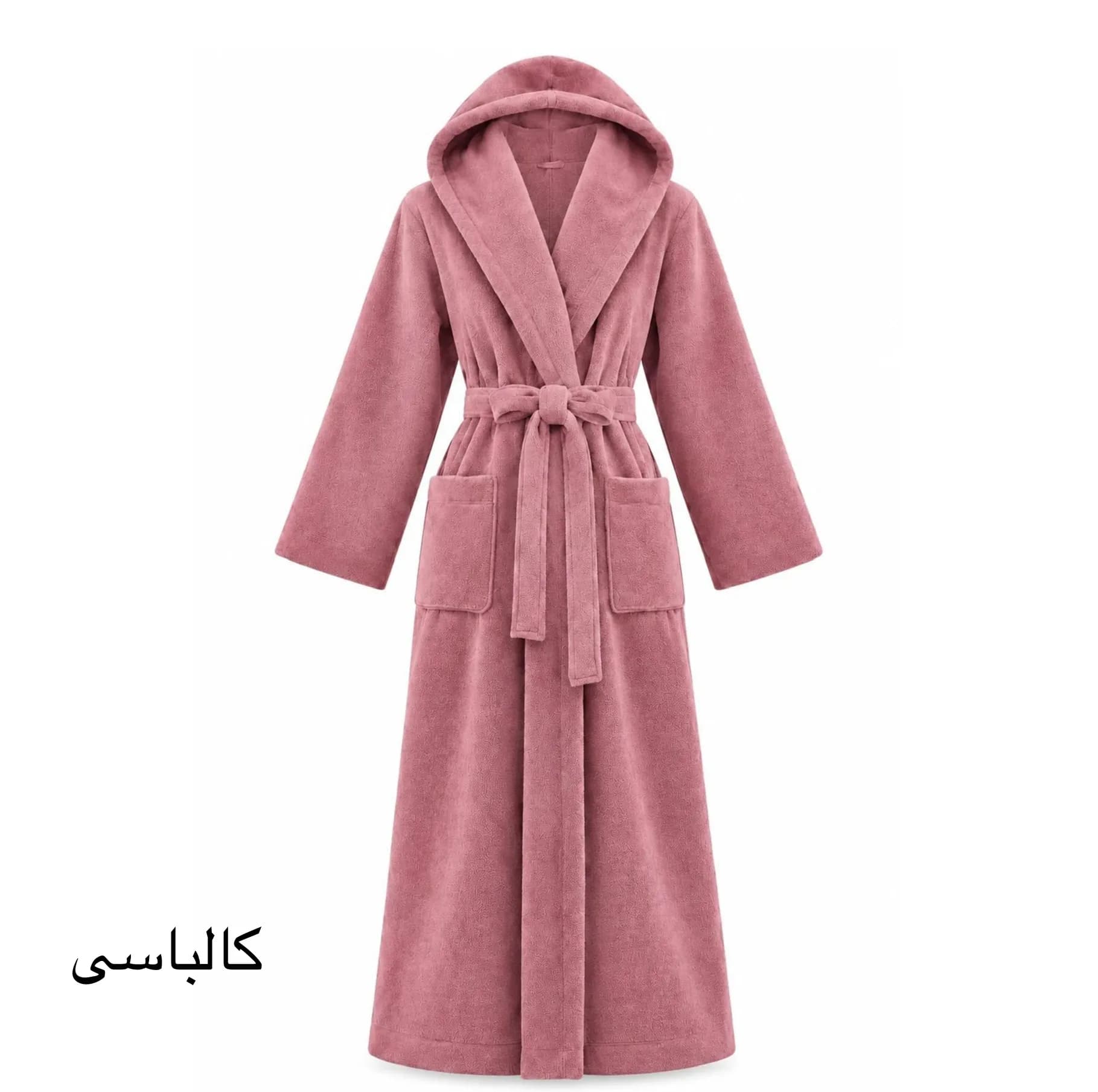 حوله پالتویی هنرمند مدل Classic Plain سایز ۱۲۵ مناسب برای قد ۱۶۰ الی ۱۸۰ سانتی متر — تصویر ۳