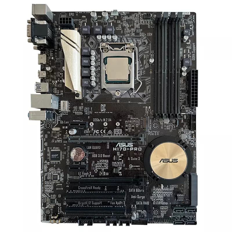 باندل مادربرد ASUS H170 Pro + Core i7 6700K استوک در حد نو