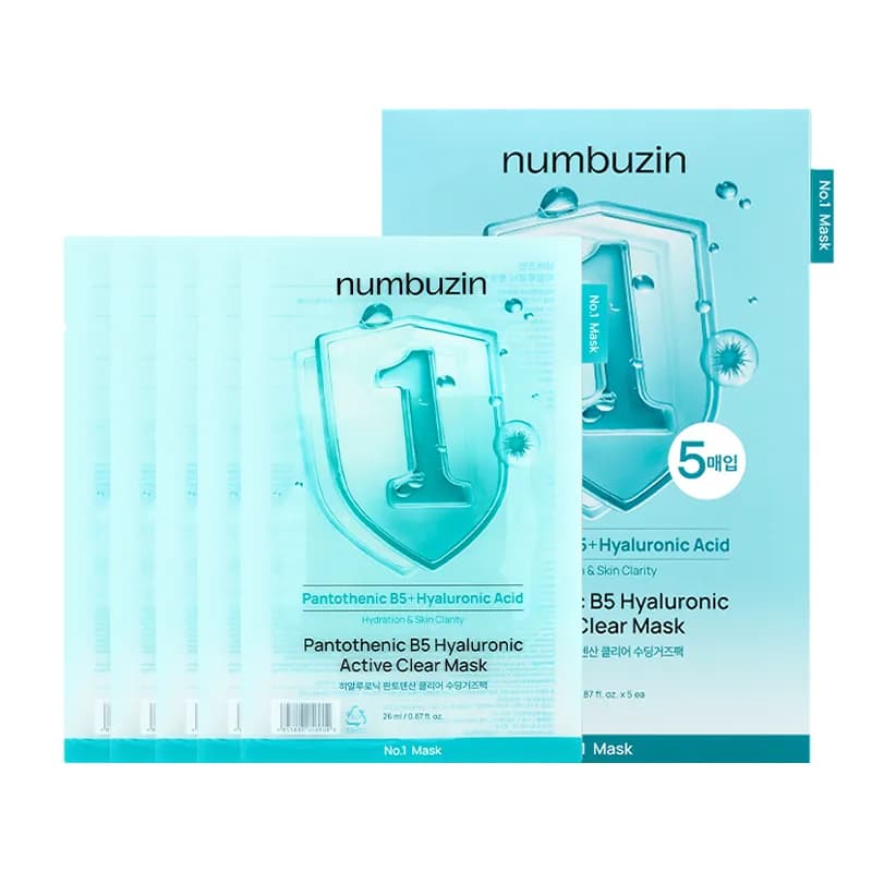 ماسک ورقه‌ای آبرسان شماره 1 نامبوزین Numbuzin