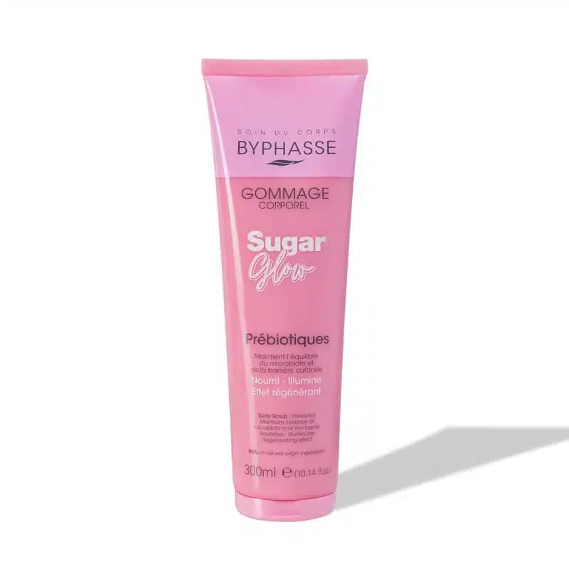 اسکراب بدن درخشان‌ کننده بایفاس Byphasse مدل Sugar Glow Body Scrub (300 میل)