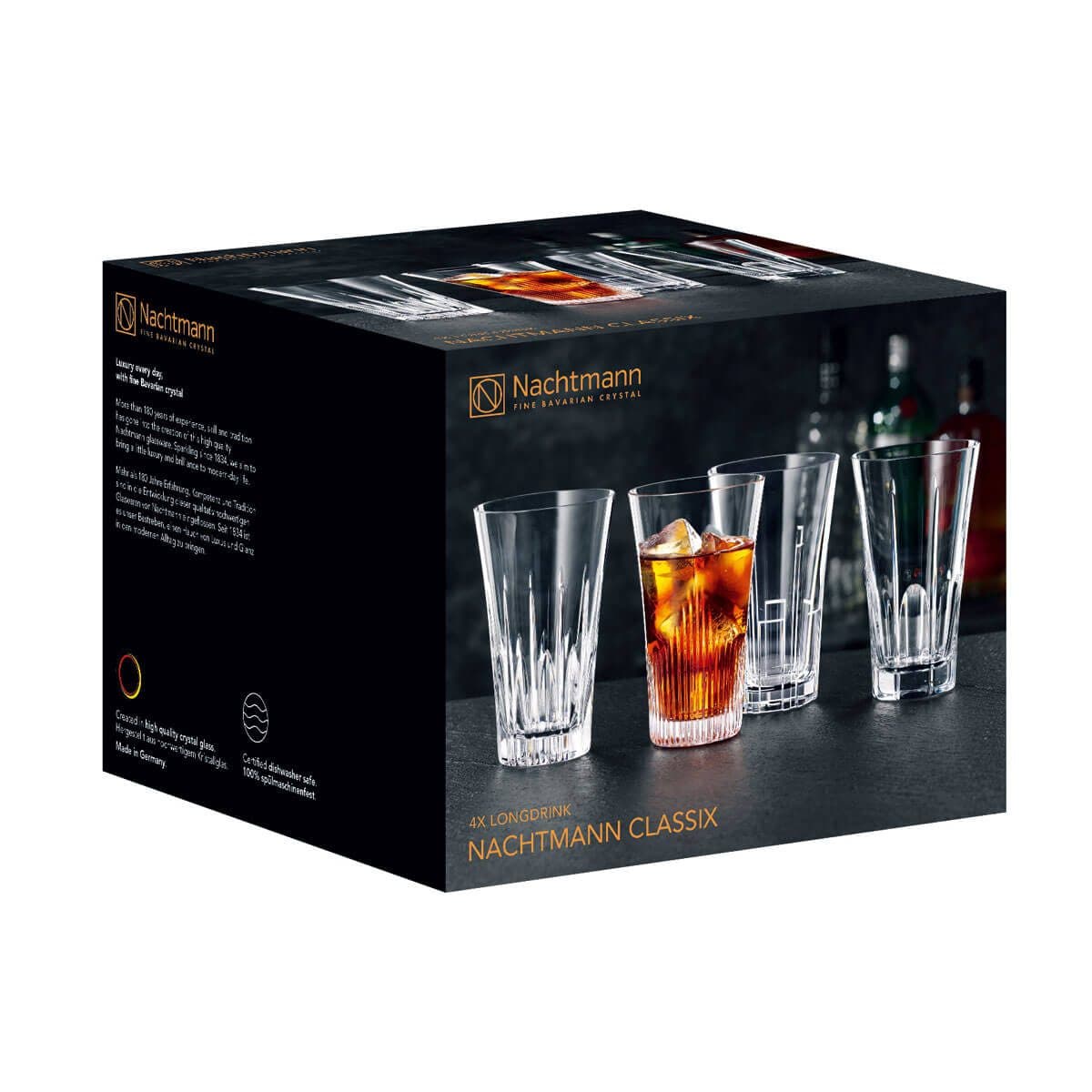 لیوان 4 پارچه ناخمن مدل Nachtmann Long Drink Glass Classix — تصویر ۷