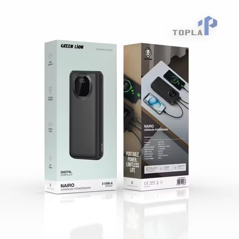 پاوربانک 20000mAH گرین لاین مدل نایرو