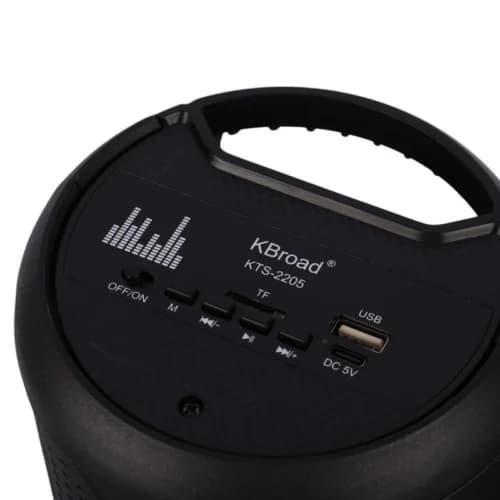 اسپیکر بلوتوثی کی برود KTS-2205 + میکروفون پک ضعیف — تصویر ۳