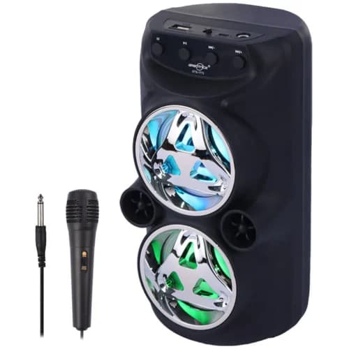 اسپیکر بلوتوثی گریت نایس GTS-1772 + میکروفون پک ضعیف