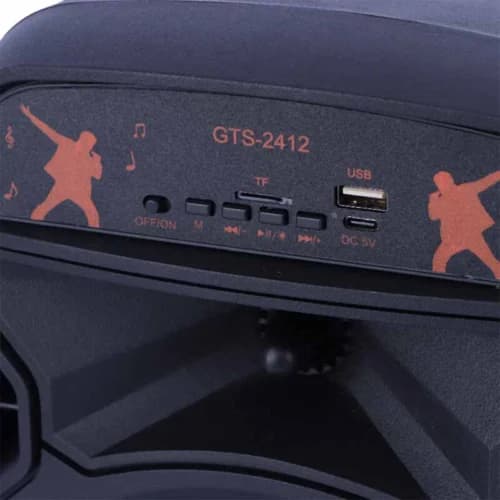 اسپیکر بلوتوثی گریت نایس GTS-2412 + میکروفون — تصویر ۵